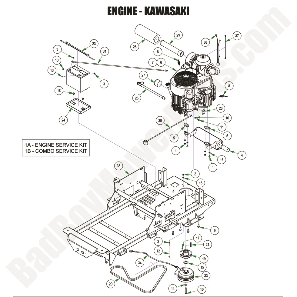 2024 Maverick HD Engine - Kawasaki